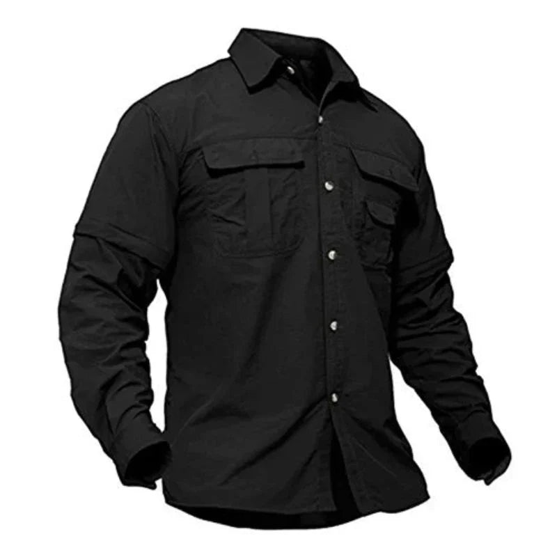 Men's 2-in-1 Convertible Sleeve UPF50+ Shirt | UV Max
