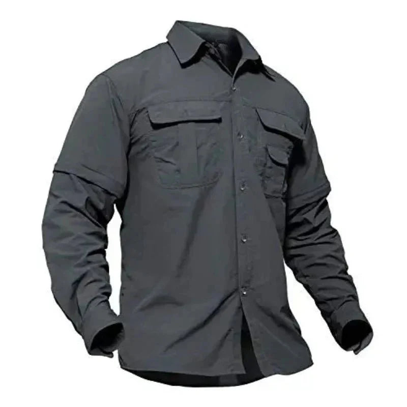 Men's 2-in-1 Convertible Sleeve UPF50+ Shirt | UV Max