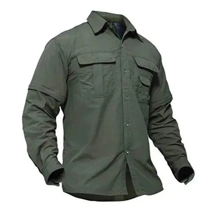 Men's 2-in-1 Convertible Sleeve UPF50+ Shirt | UV Max