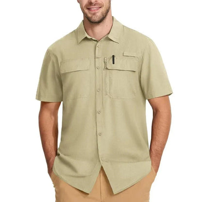 Men's Short Sleeve UPF50+ Fishing Shirt | UV Max