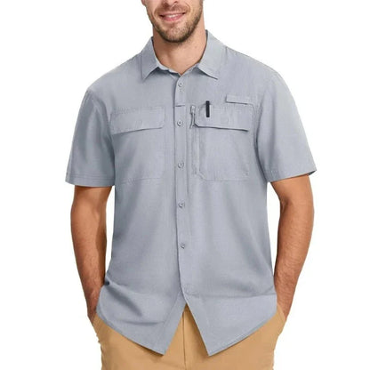 Men's Short Sleeve UPF50+ Fishing Shirt | UV Max