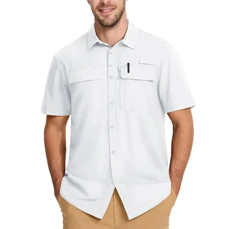 Men's Short Sleeve UPF50+ Fishing Shirt | UV Max