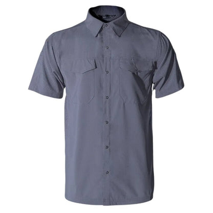Men's Ventilated Short-Sleeve Sun Shirt | UV Max