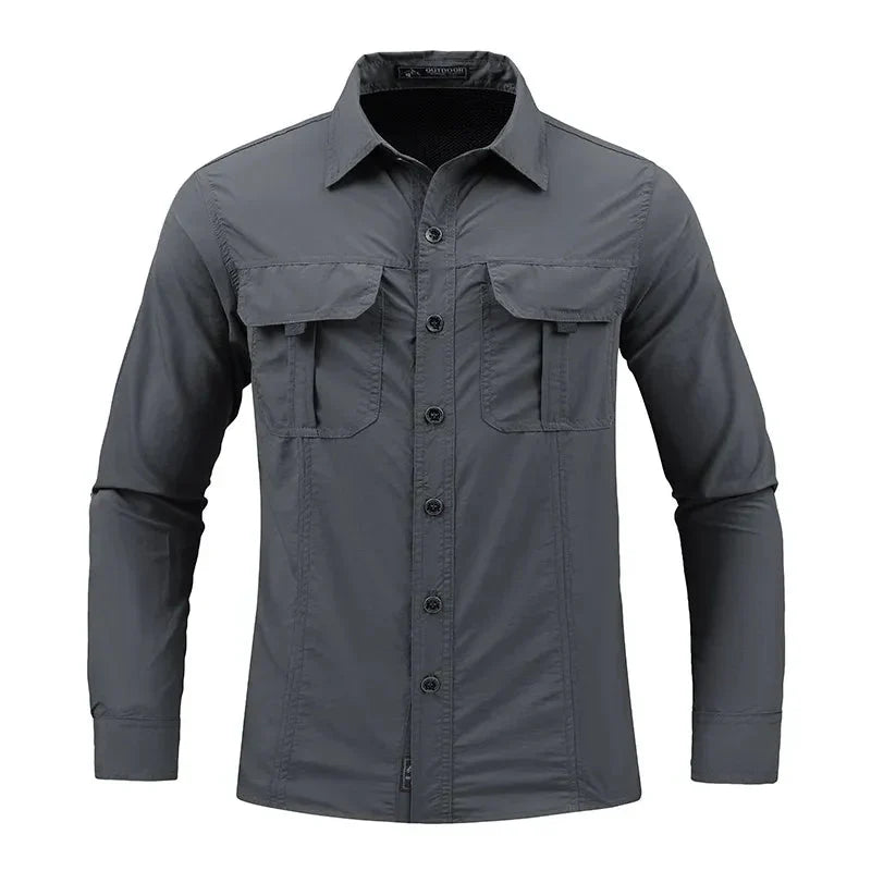 Men's Long-Sleeve Sun Protection Shirt | UV Max