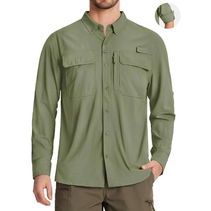 Men's Long Sleeve UPF50+ Adventure Shirt | UV Max