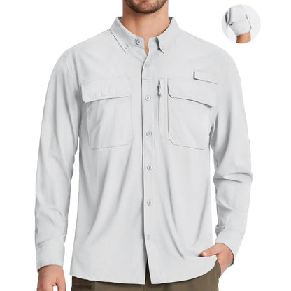 Men's Long Sleeve UPF50+ Adventure Shirt | UV Max