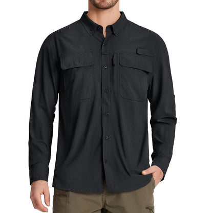 Men's Long Sleeve UPF50+ Adventure Shirt | UV Max