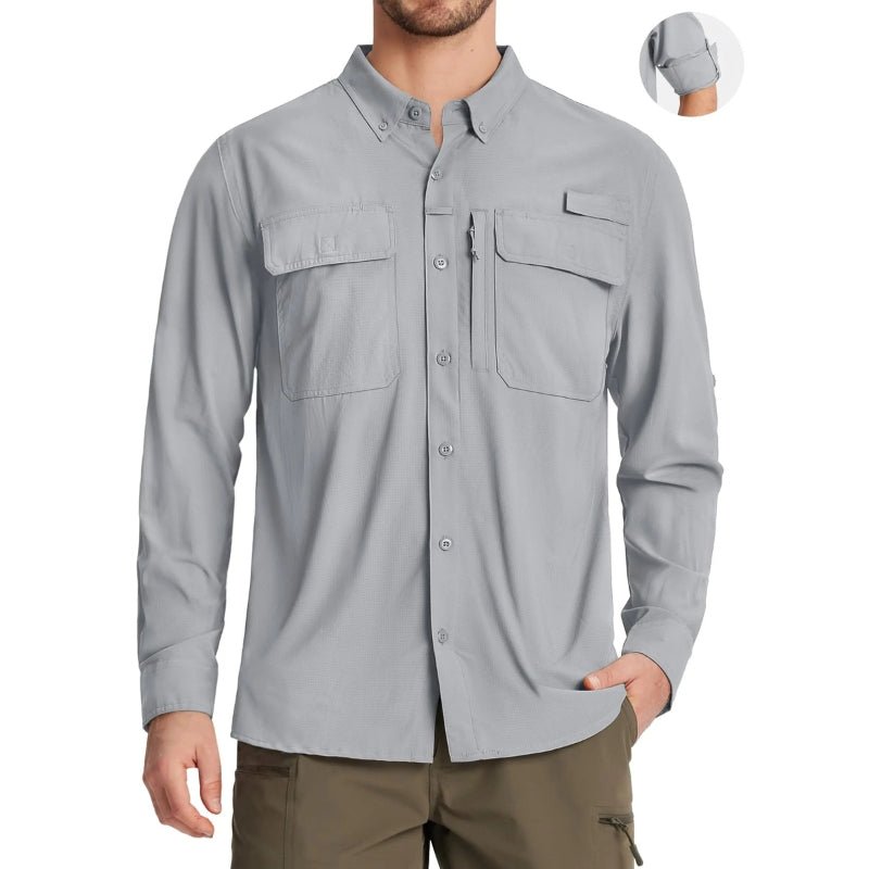Men's Long Sleeve UPF50+ Adventure Shirt | UV Max