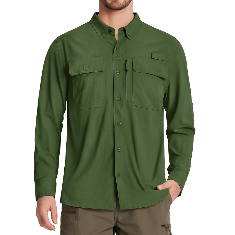 Men's Long Sleeve UPF50+ Adventure Shirt | UV Max