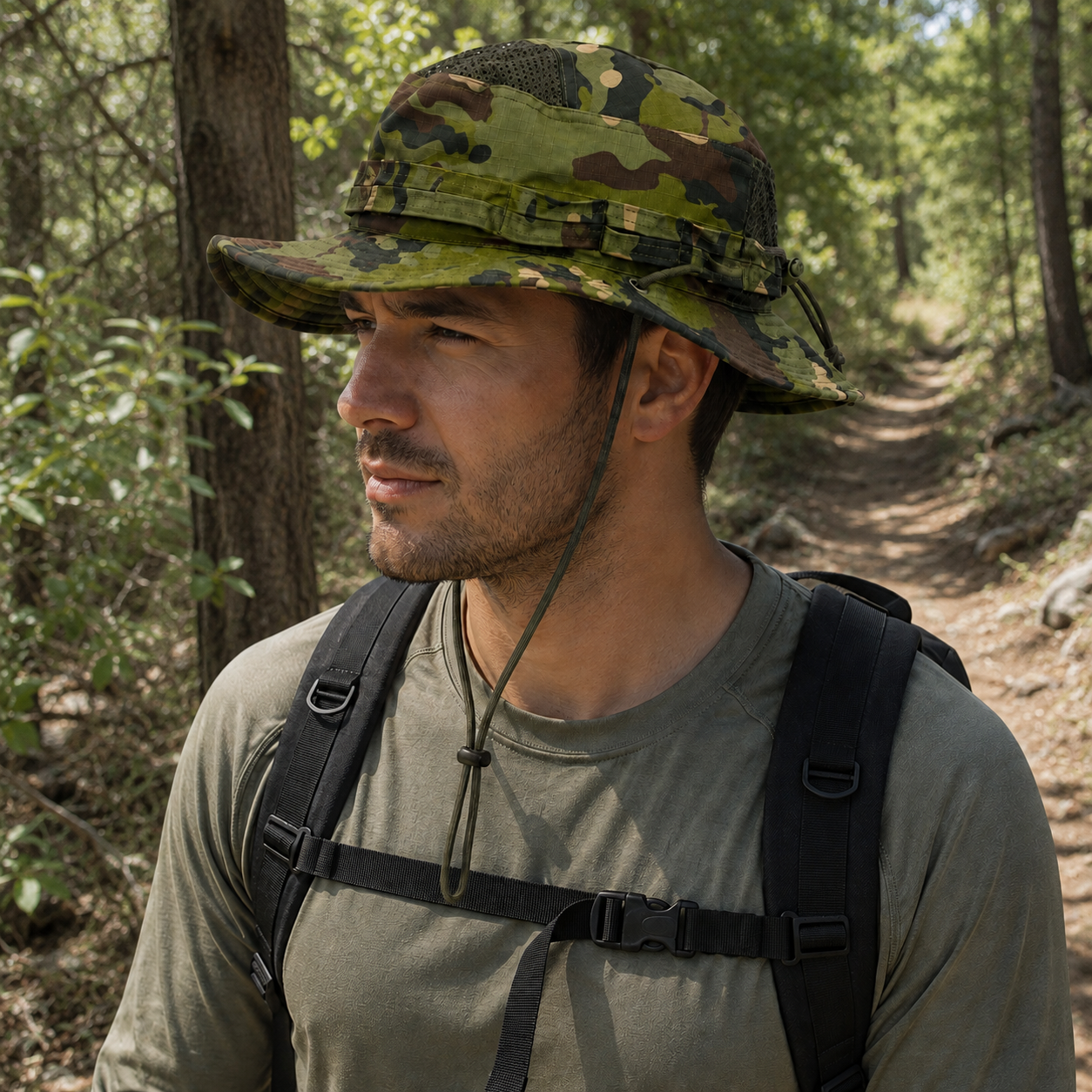 Boonie Trail Hat Wide Brim Mesh | UV Max, view 16