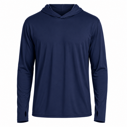 Men's Hooded Sun Protection Shirt UPF 50+ with Thumbholes | UV Max, view 9