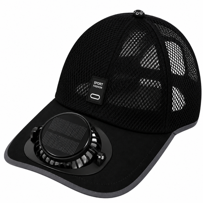 Solar Fan Cap Breathable Mesh | UV Max, view 2