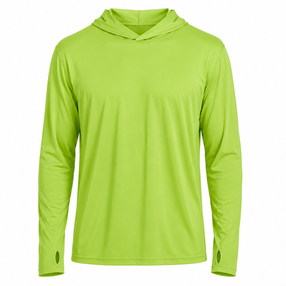 Men's Hooded Sun Protection Shirt UPF 50+ with Thumbholes | UV Max, view 23