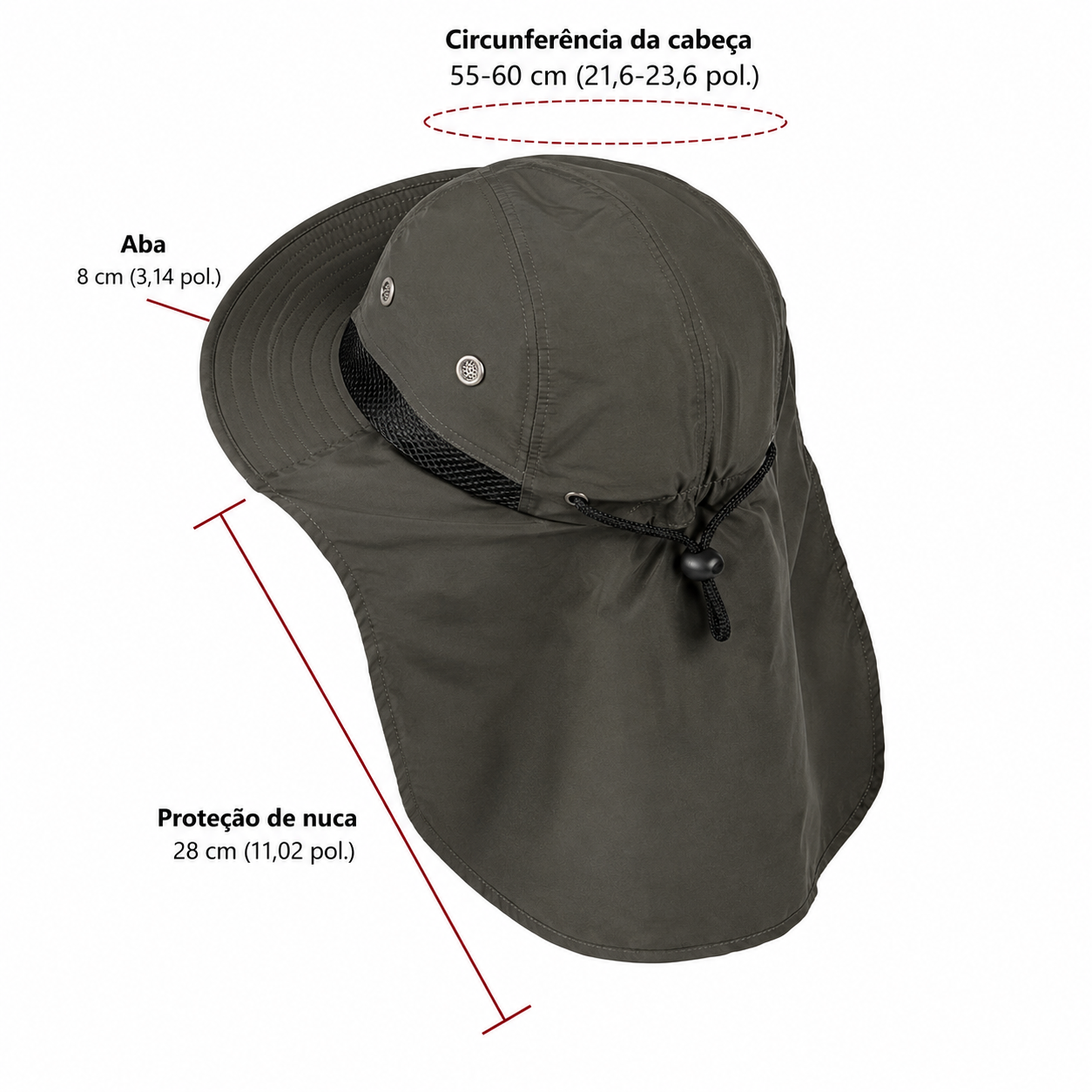 Safari Hat UPF with Neck Flap | UV Max, view 18