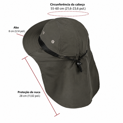 Safari Hat UPF with Neck Flap | UV Max, view 18