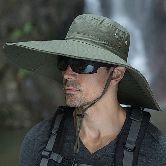 Men's Wide Brim UPF50+ Fishing Hat | UV Max